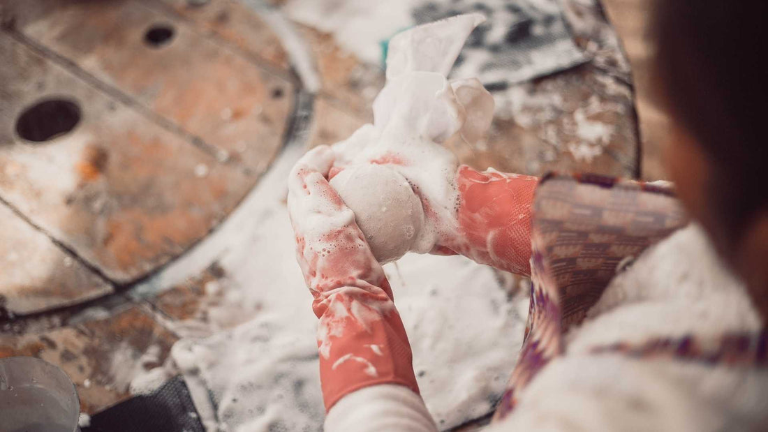 How We Make Our Alpaca Dryer Balls