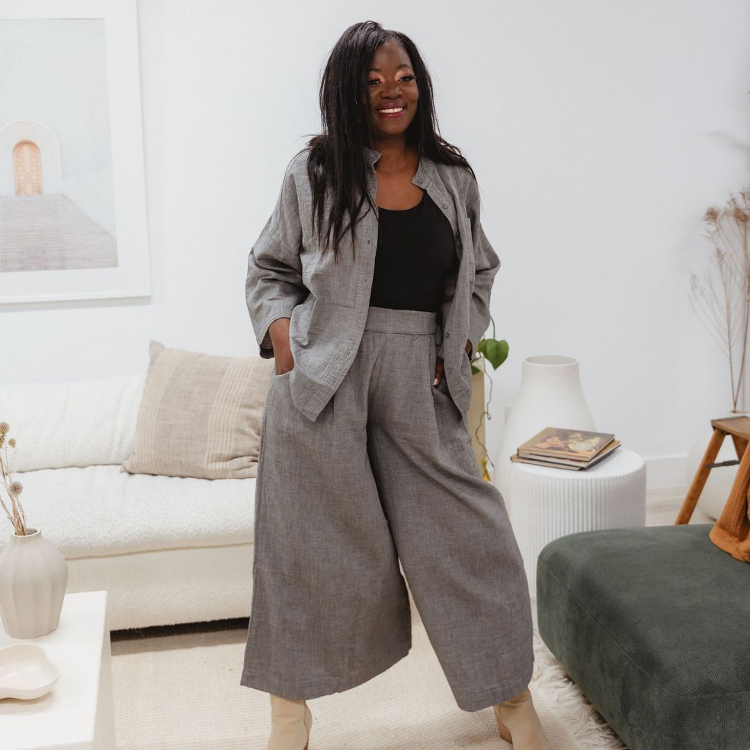 City Collection Wide Leg Palazzo Pants