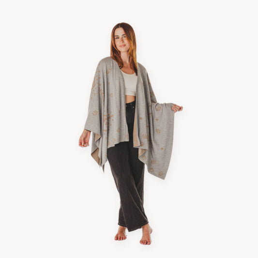 POKOLOKO Hayden Ruana #color_grey-beige