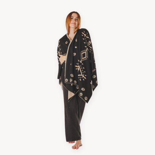 POKOLOKO Hayden Ruana #color_black-beige