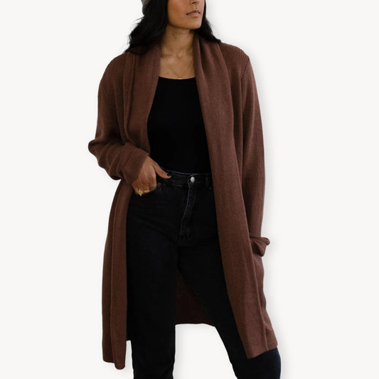 POKOLOKO Mia Sweater #color_blushing-brown-mia