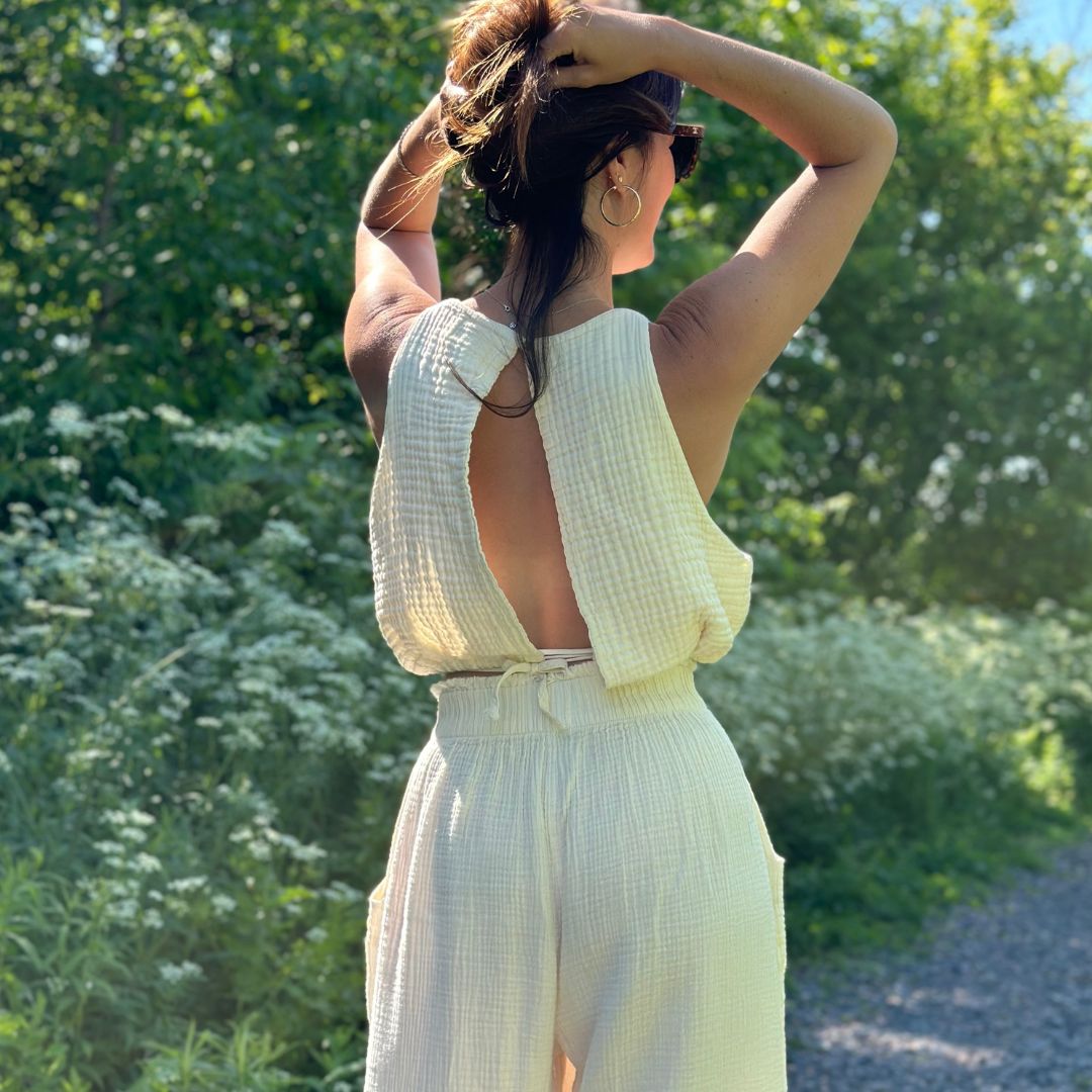 POKOLOKO Crinkle Keyhole Tank #color_crinkle-cream