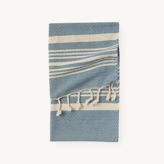 POKOLOKO Hasir Hand Towel #color_prussian-hasir
