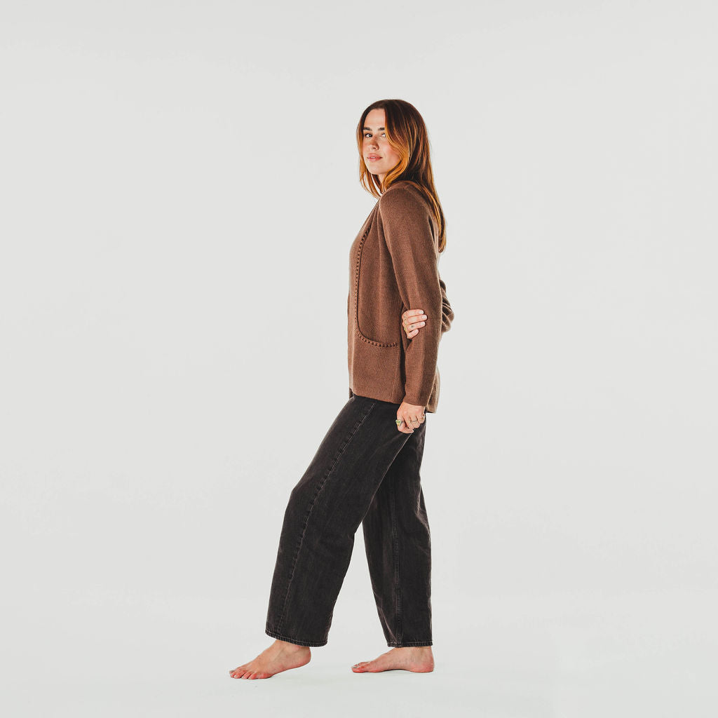 POKOLOKO Alice Sweater #color_blushing-brown
