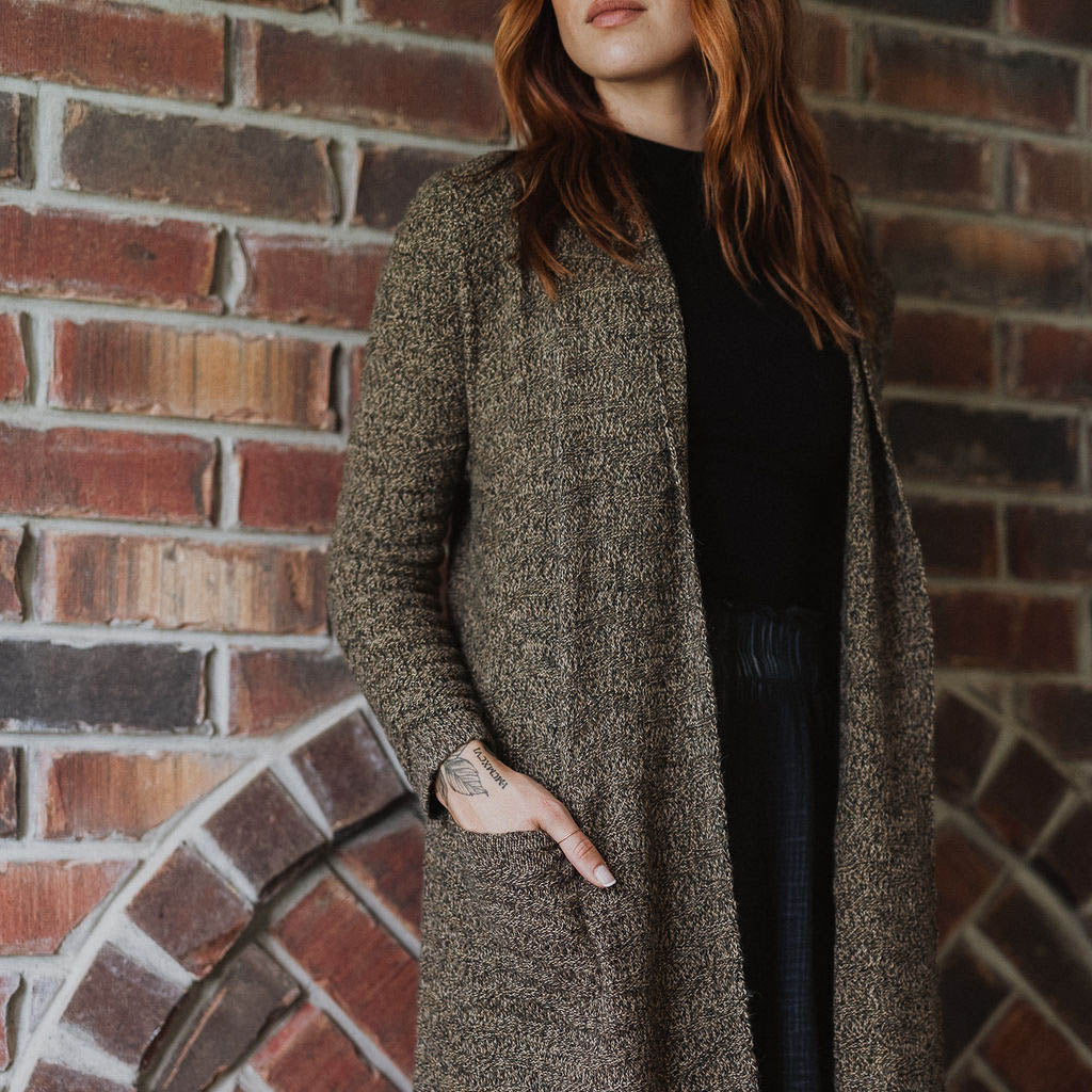 POKOLOKO Haleigh Sweater #color_brown-melange