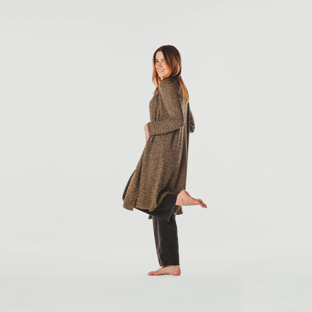 POKOLOKO Haleigh Sweater #color_brown-melange