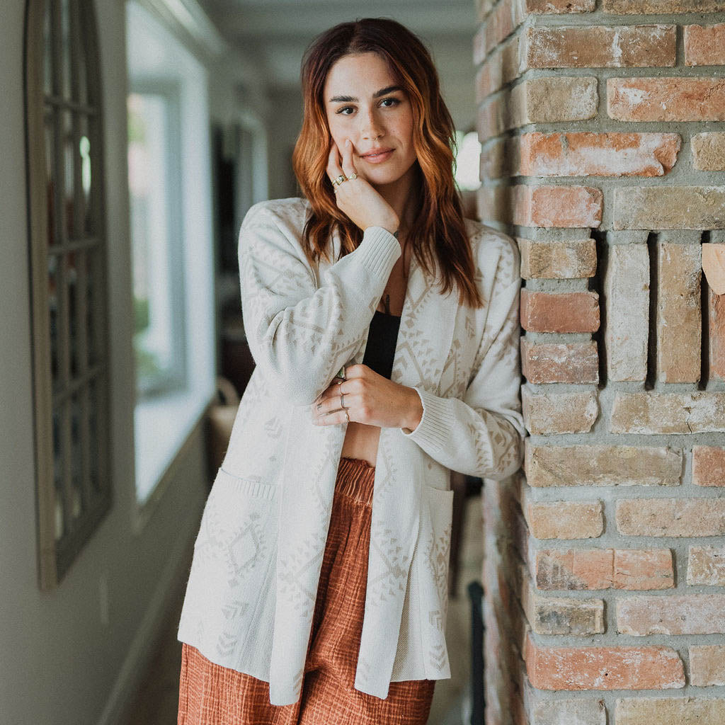 POKOLOKO Sarahkate Sweater #color_white-beige