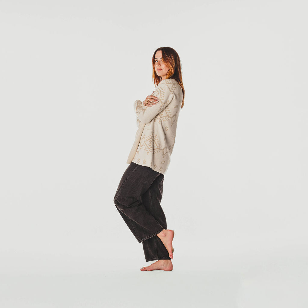POKOLOKO Sarahkate Sweater #color_white-beige