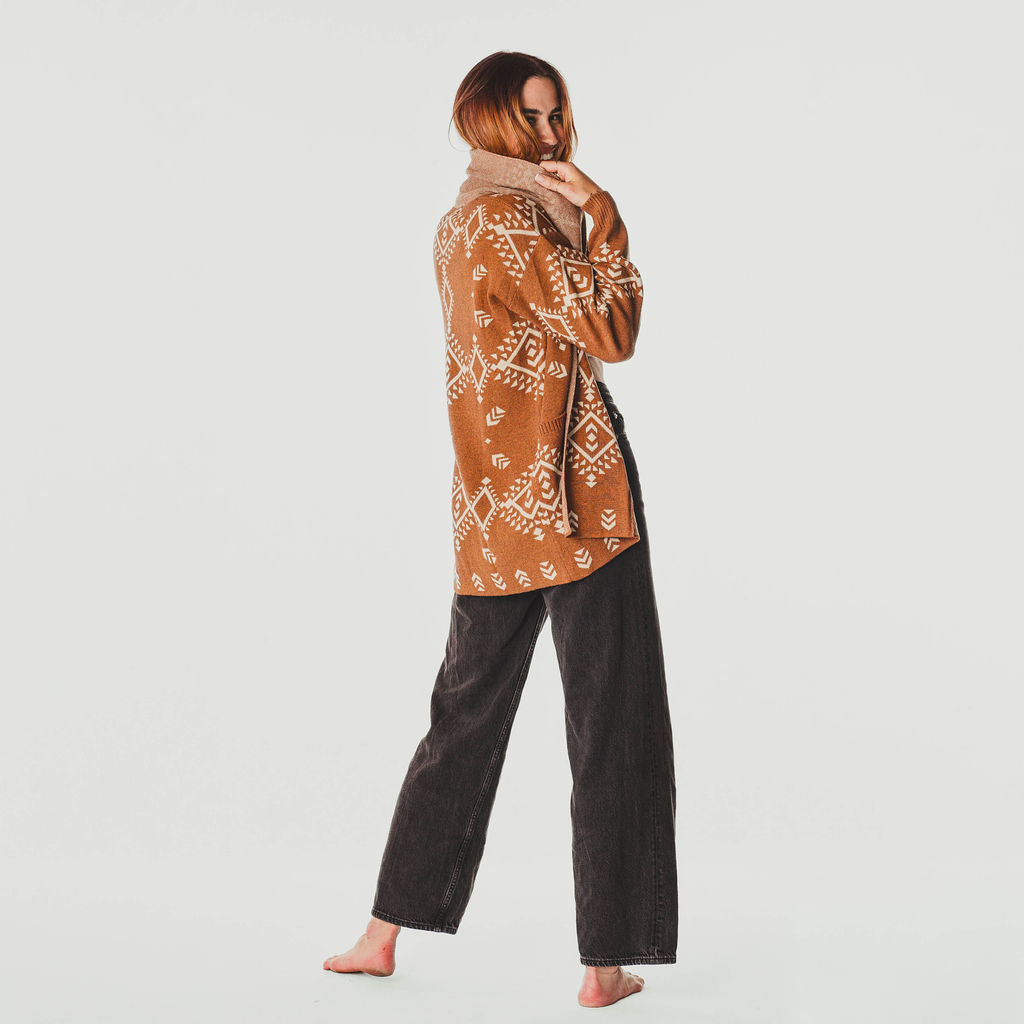 POKOLOKO Sarahkate Sweater #color_cinnamon-beige