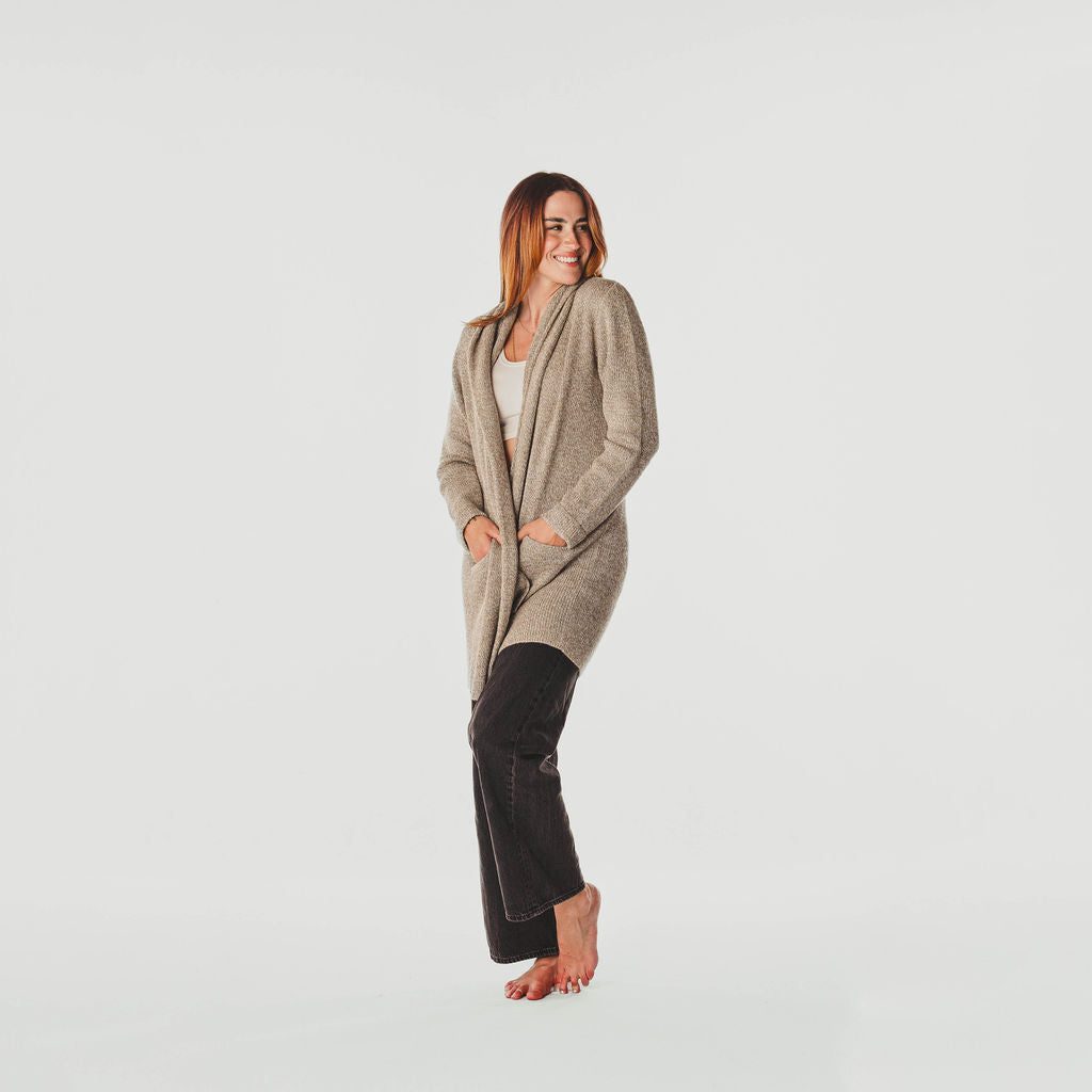POKOLOKO Mia Sweater #color_beige-melange