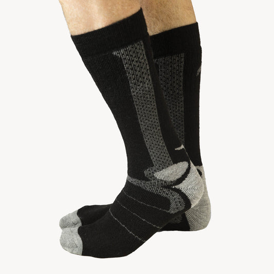 POKOLOKO Explorer Alpaca Socks #color_explorer-black-grey