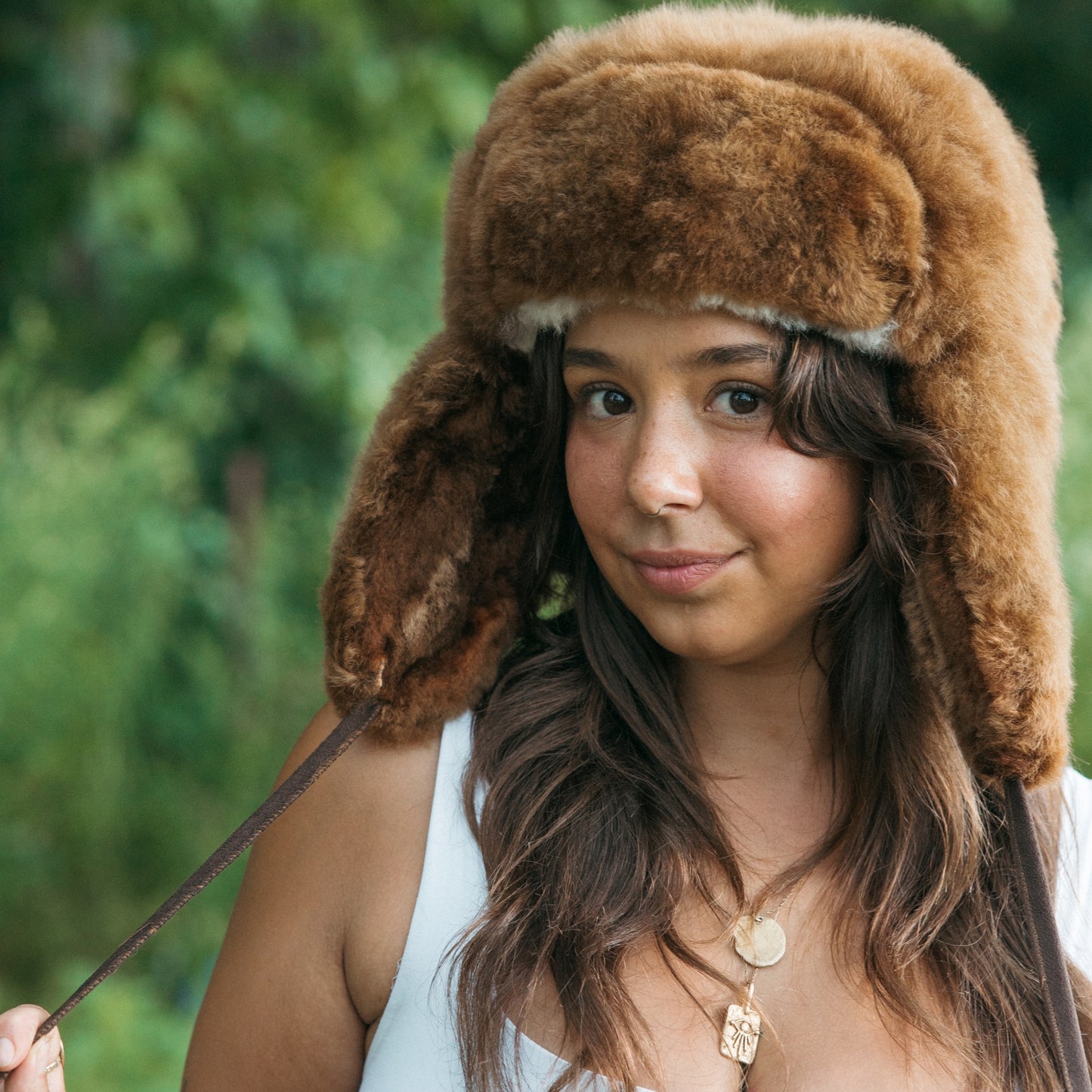 Alpaca Fur Mountie Hat