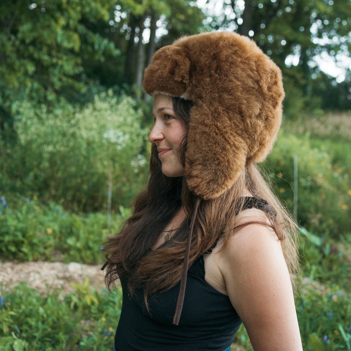 Alpaca Fur Mountie Hat