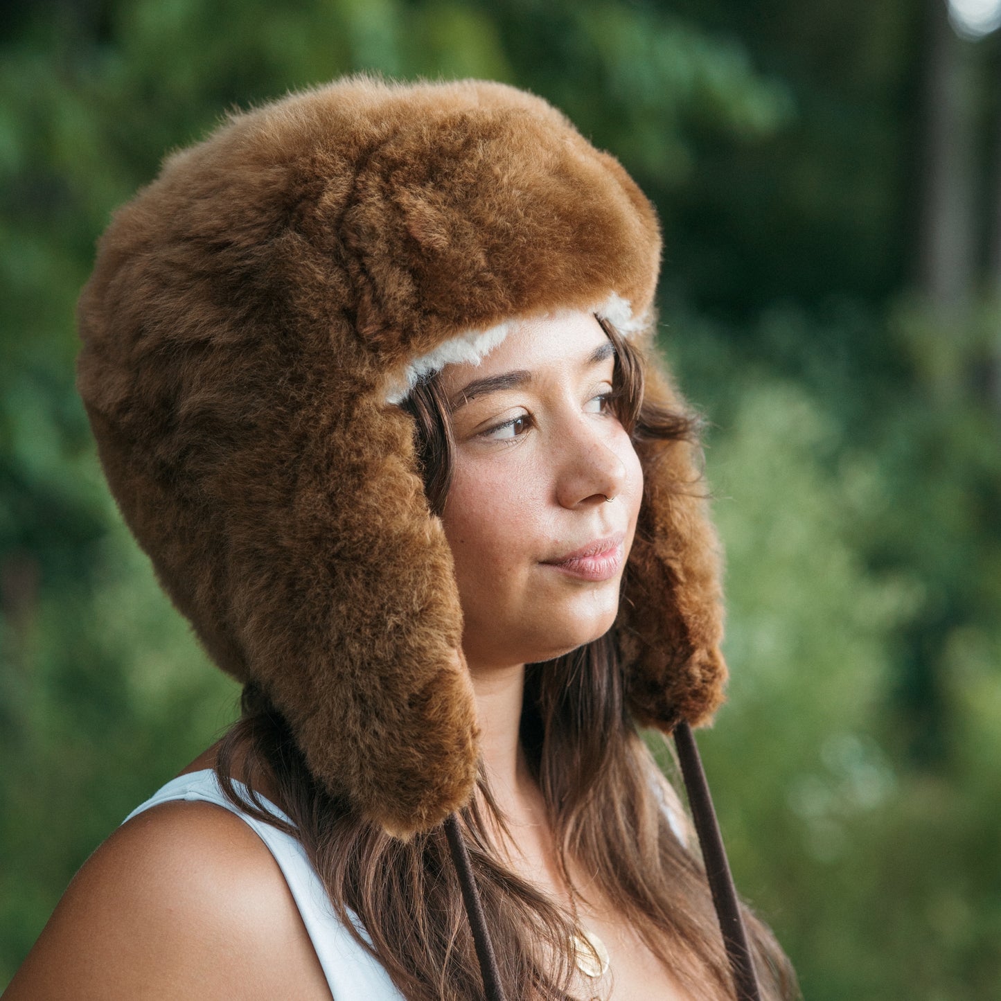 Alpaca Fur Mountie Hat
