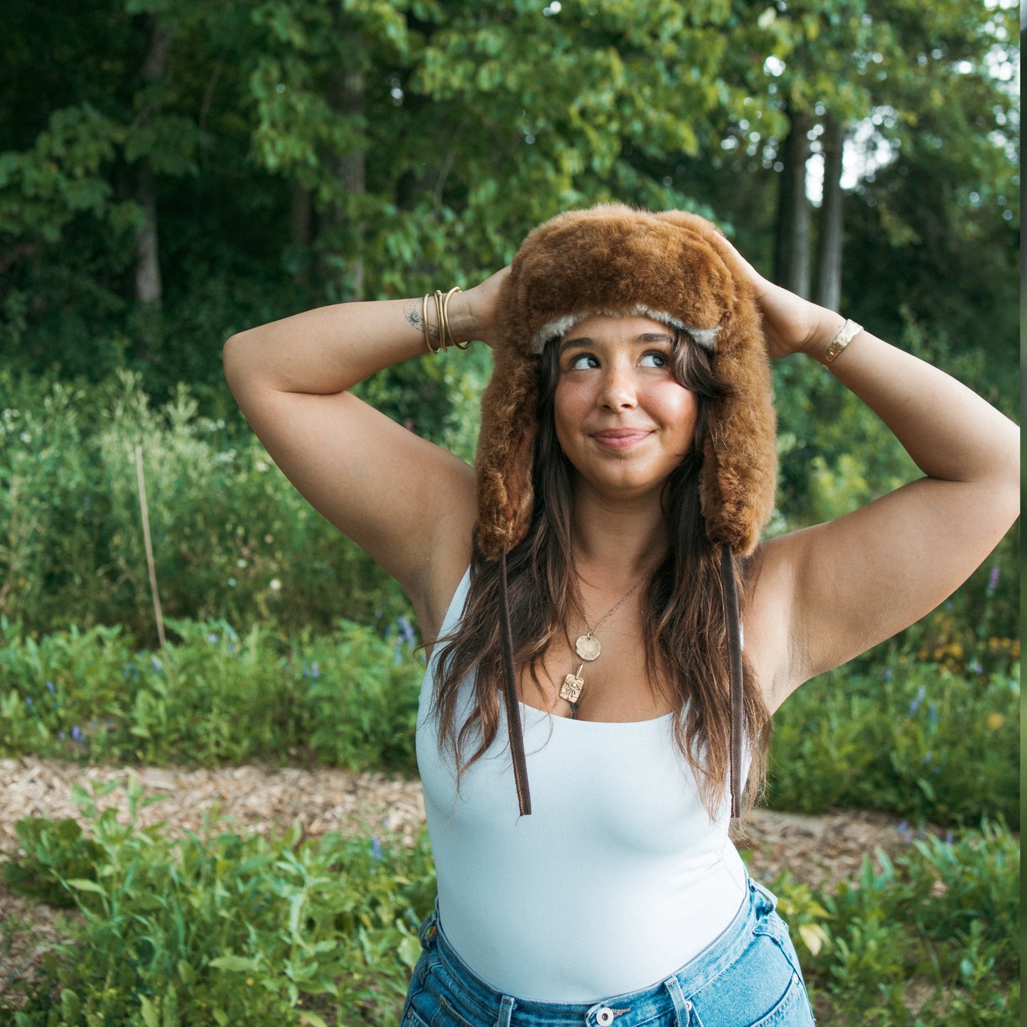 Alpaca Fur Mountie Hat