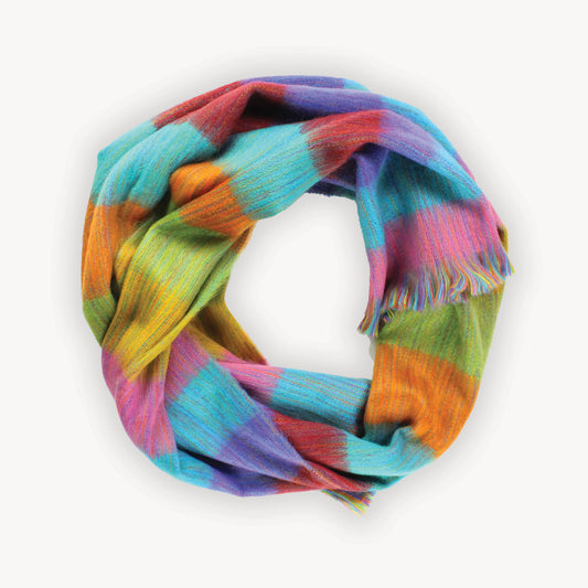 POKOLOKO Alpaca Seamless Multi Mood Scarf #color_harvest-multi-mood