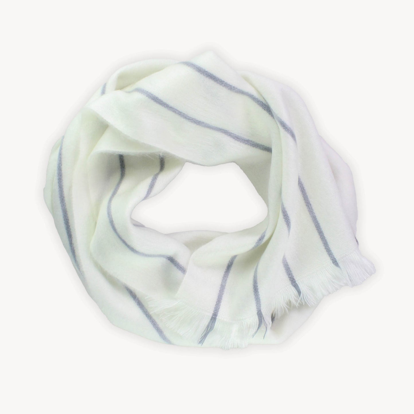 POKOLOKO Alpaca Seamless Fine Lines Scarf #color_natural-fine-lines