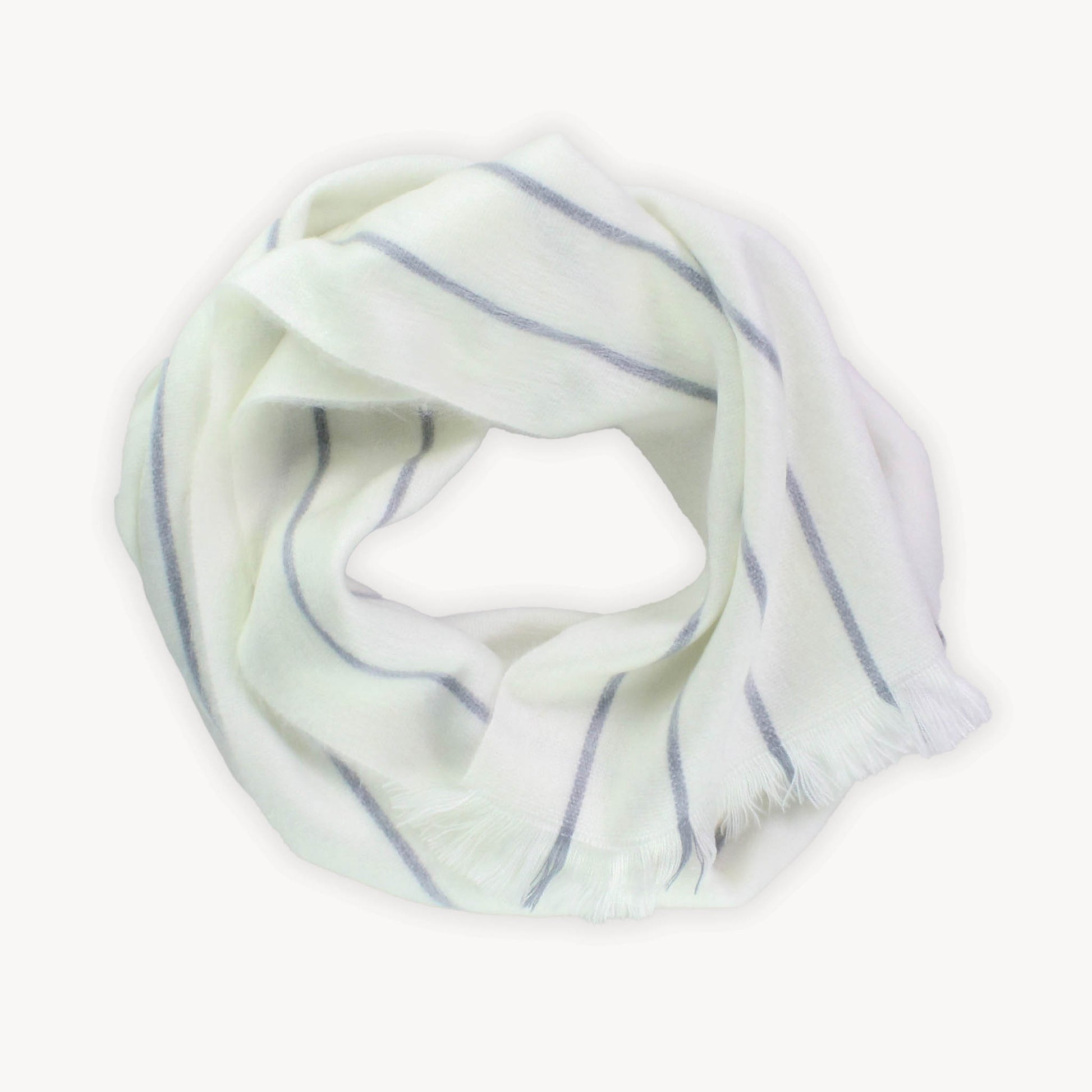 POKOLOKO Alpaca Seamless Fine Lines Scarf #color_natural-fine-lines