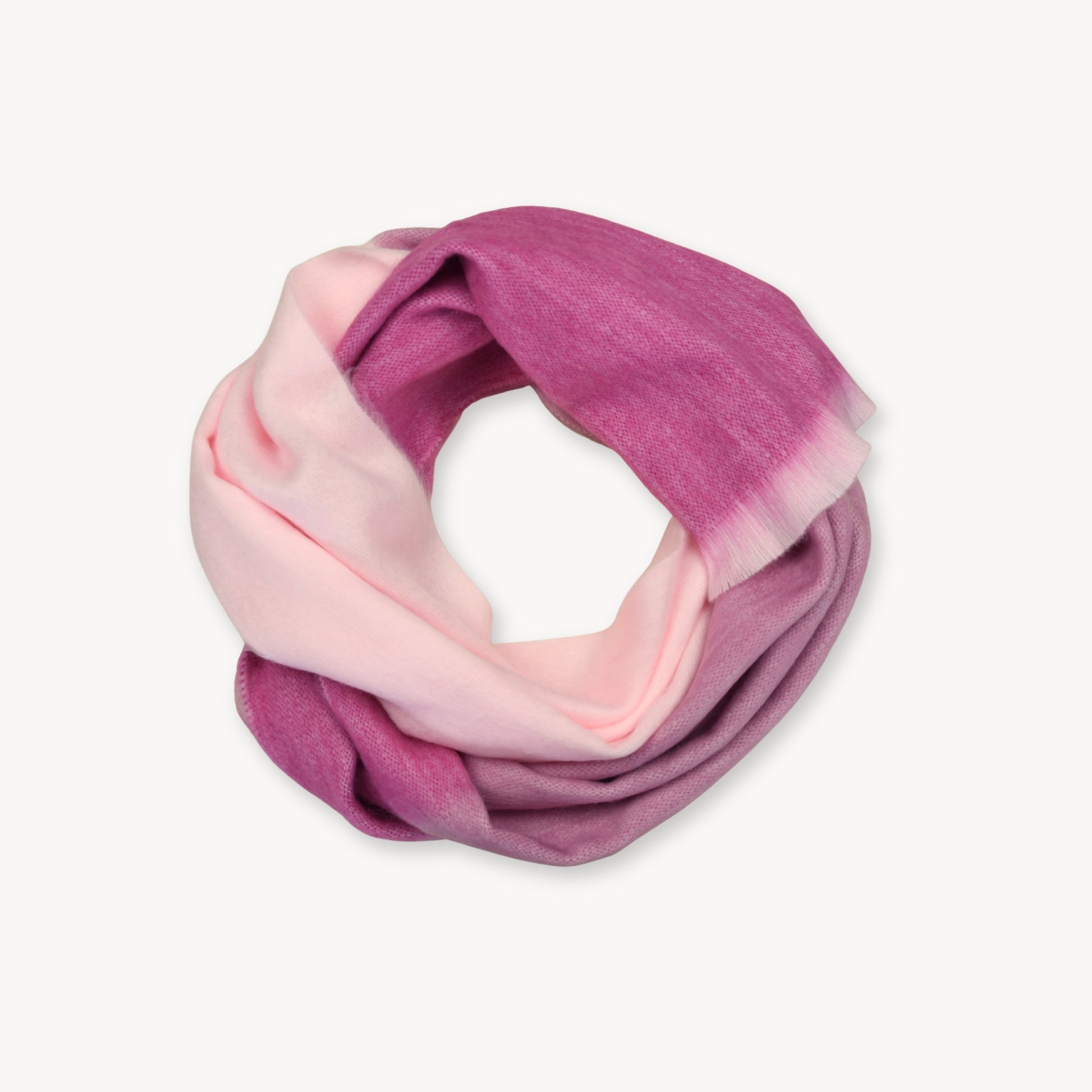 POKOLOKO Alpaca Seamless Ombre Scarf #color_sorbet