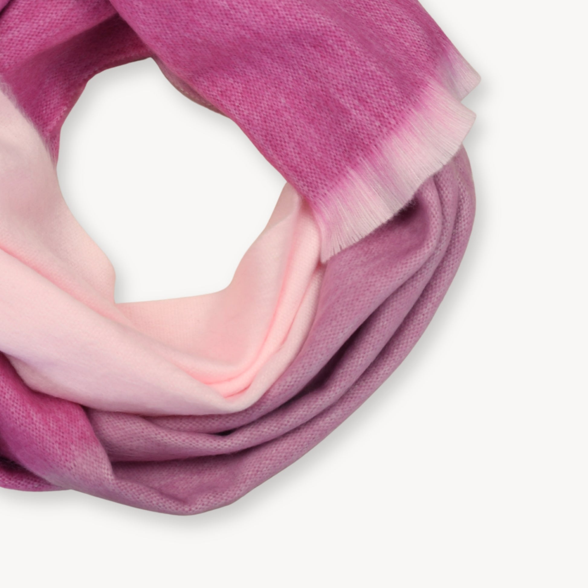POKOLOKO Alpaca Seamless Ombre Scarf #color_sorbet