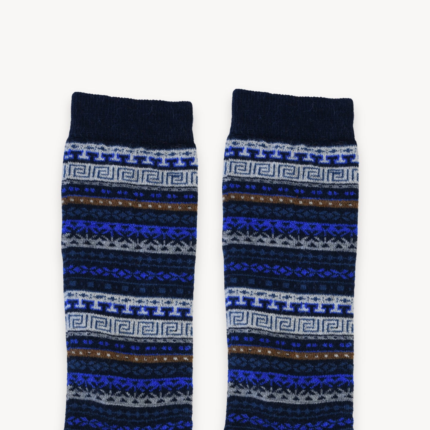POKOLOKO Crew Alpaca Socks #color_lapis-lazuli