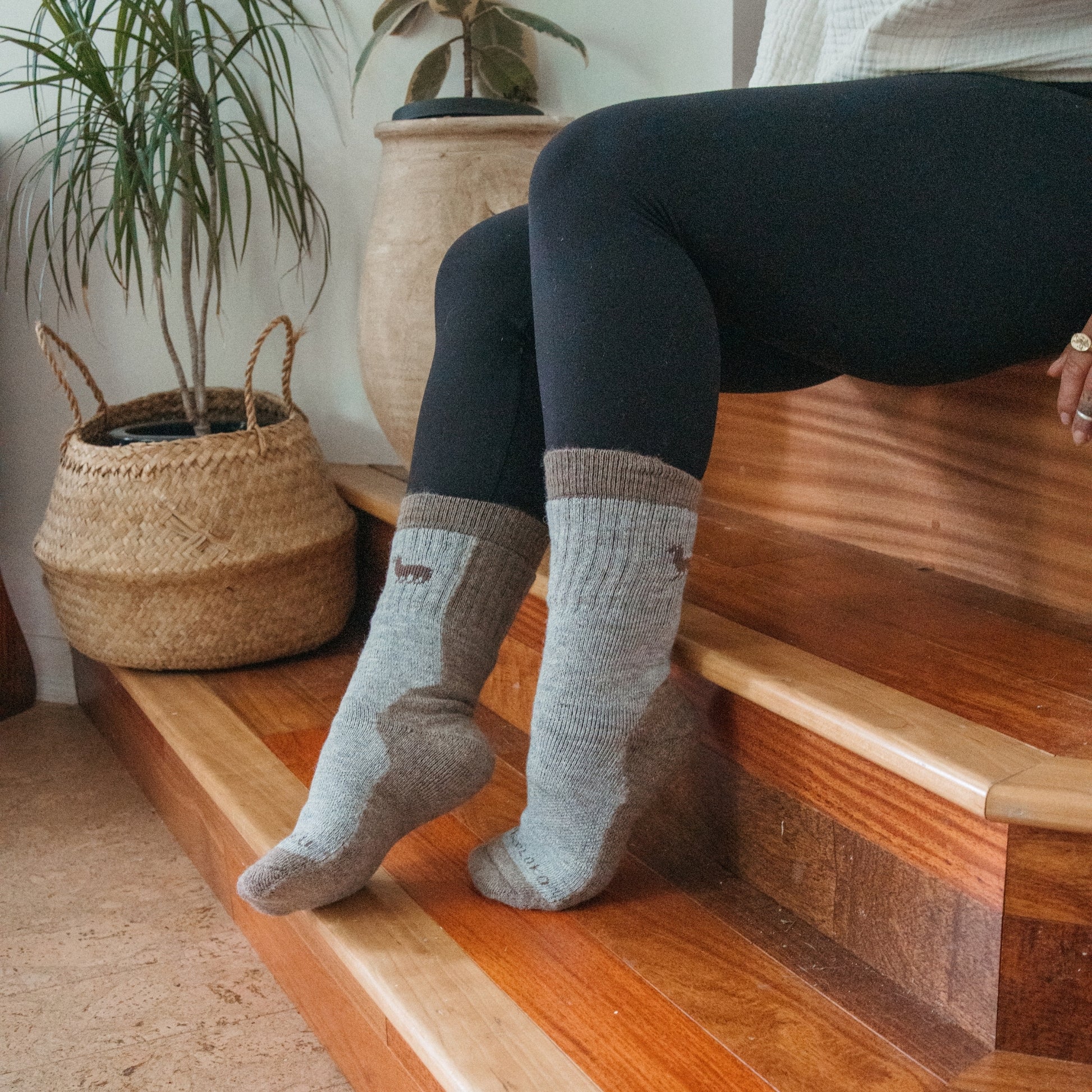 POKOLOKO Hiker Socks #color_griege