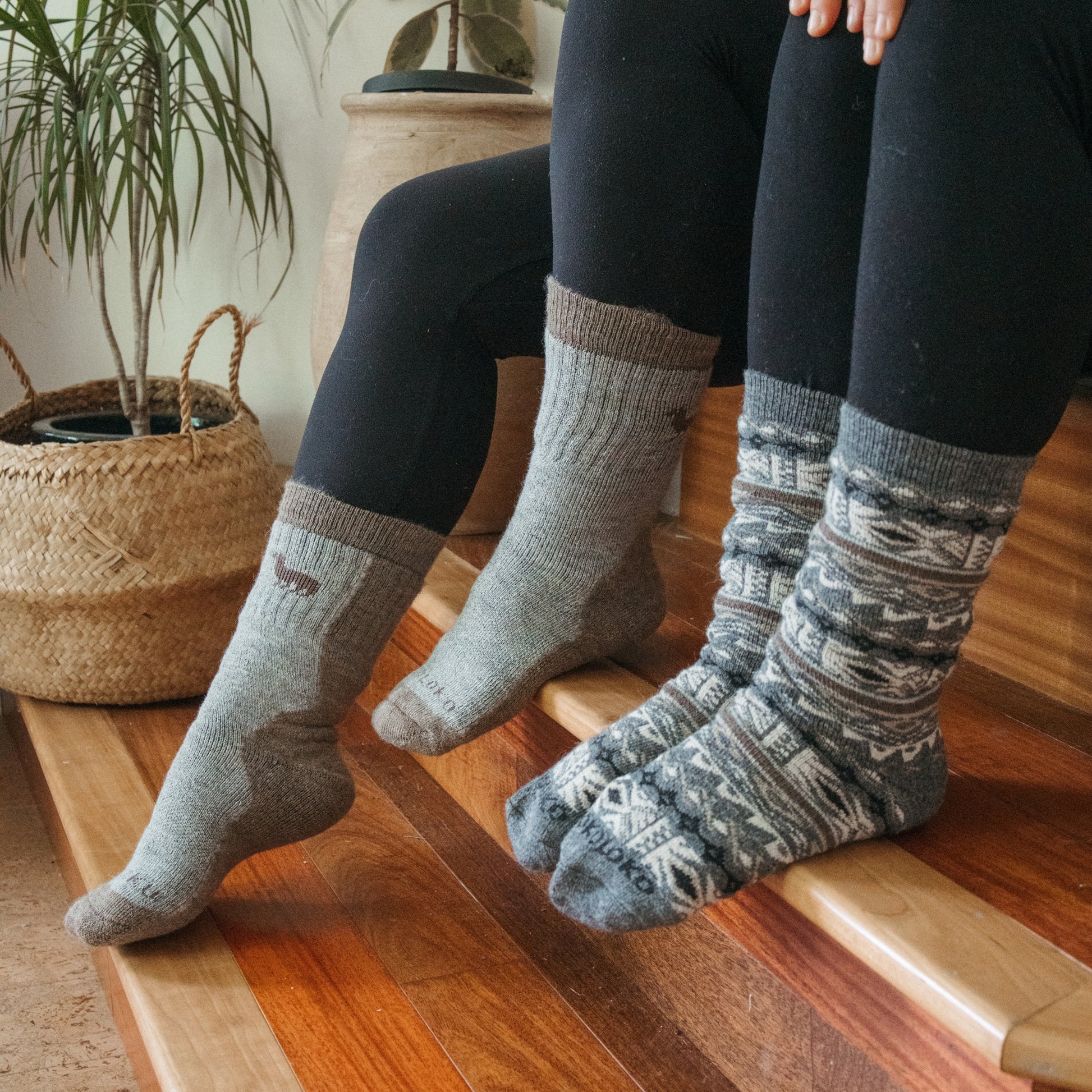 POKOLOKO Hiker Socks #color_griege