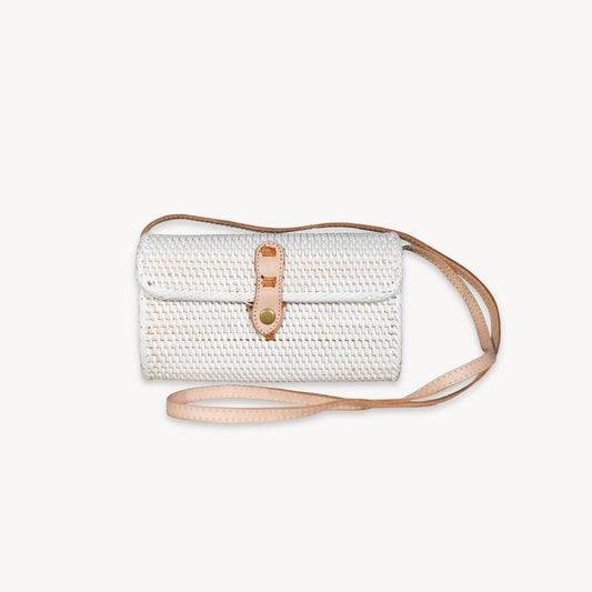 POKOLOKO Rectangle Bali Bag #color_bali-bag-white-cream