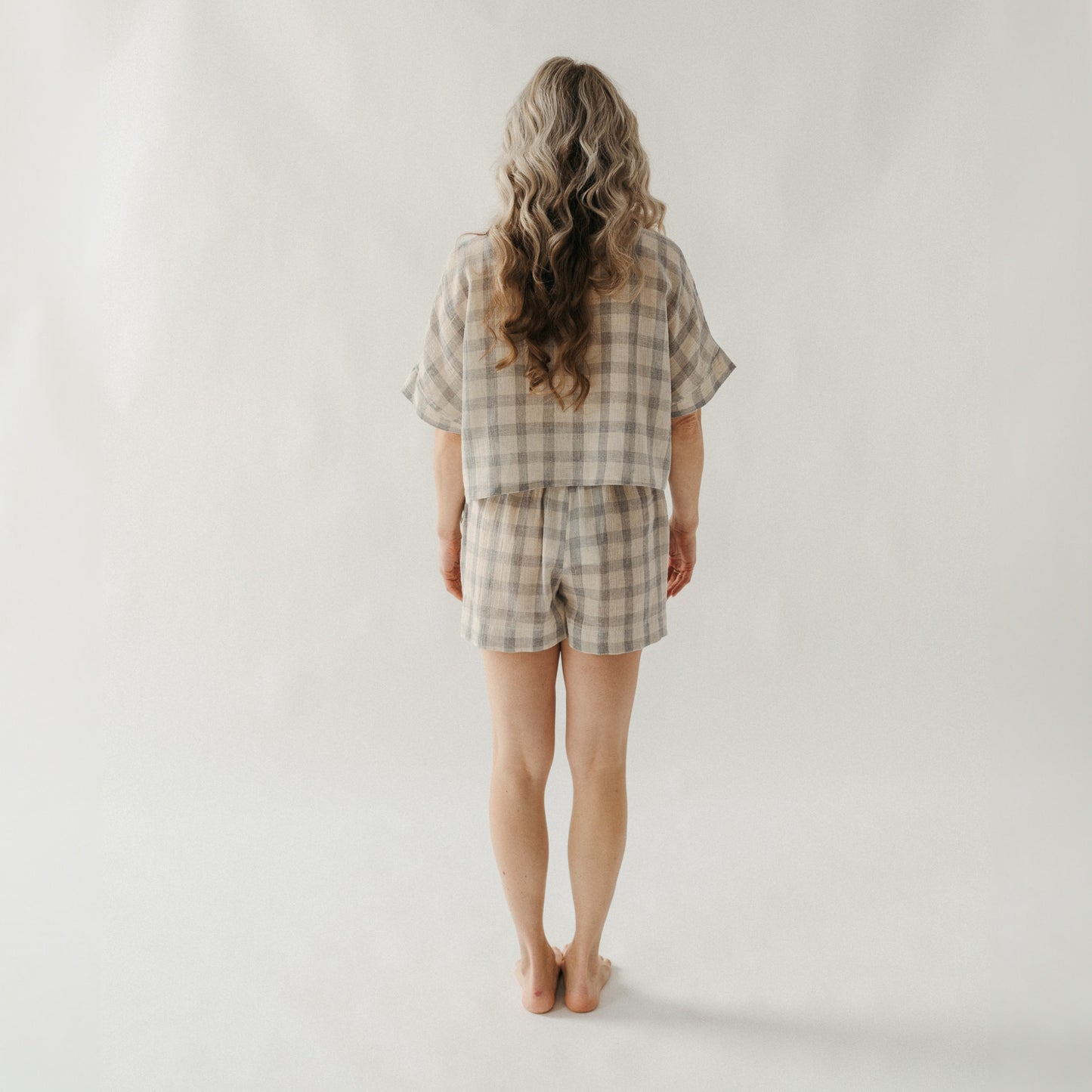 POKOLOKO Plaid Shorts