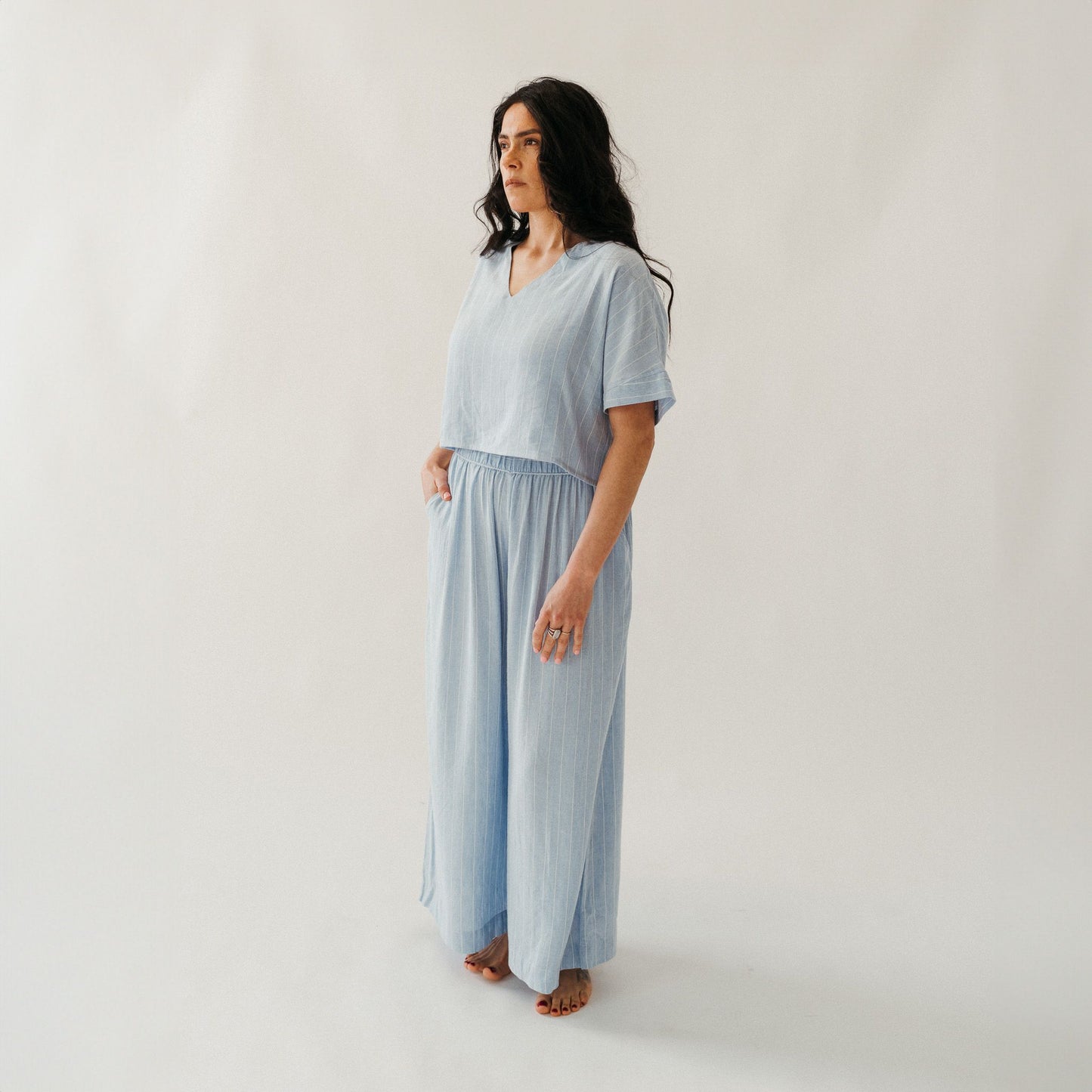 POKOLOKO Blue Blend Crop Top