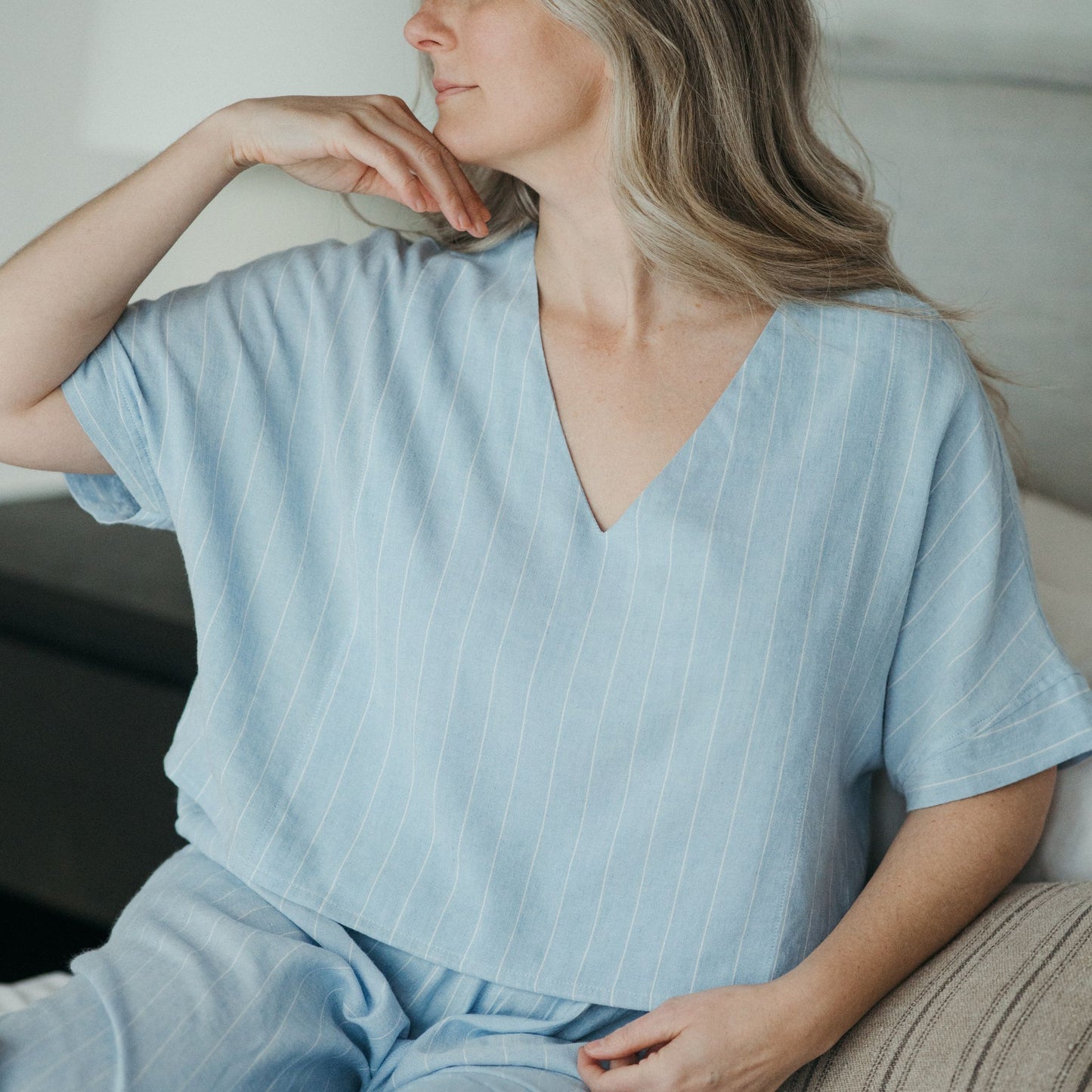 POKOLOKO Blue Blend Crop Top