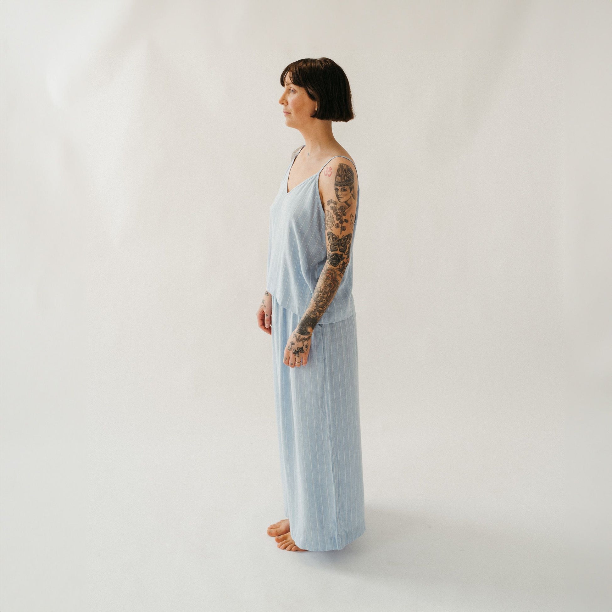 POKOLOKO Blue Blend Strappy Top