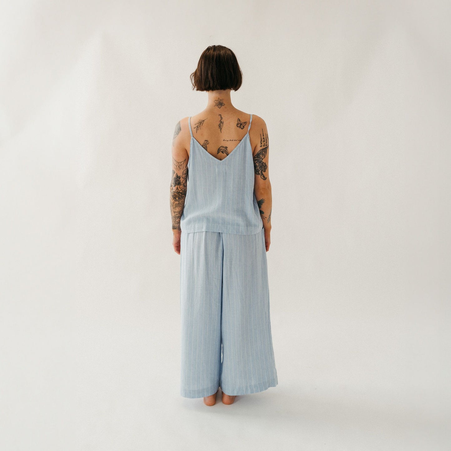 POKOLOKO Blue Blend Strappy Top