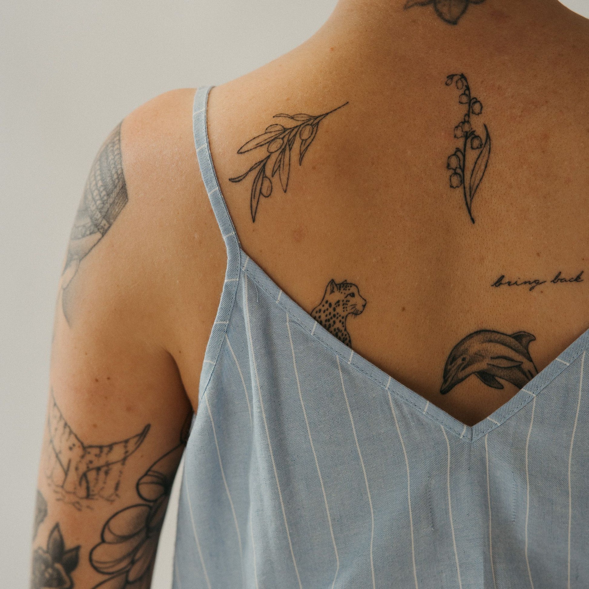 POKOLOKO Blue Blend Strappy Top