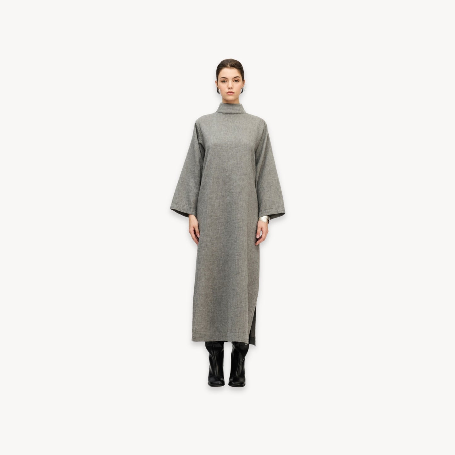City Collection High Neck Dress