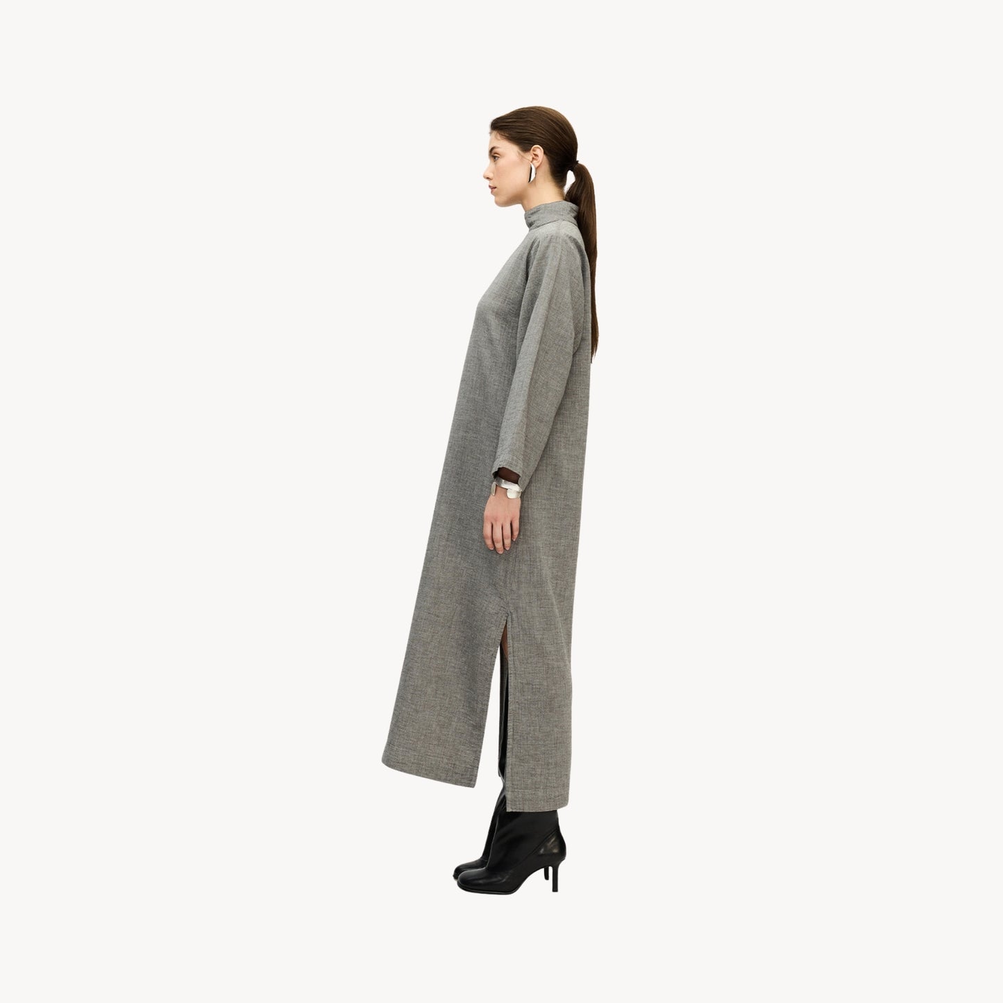 City Collection High Neck Dress