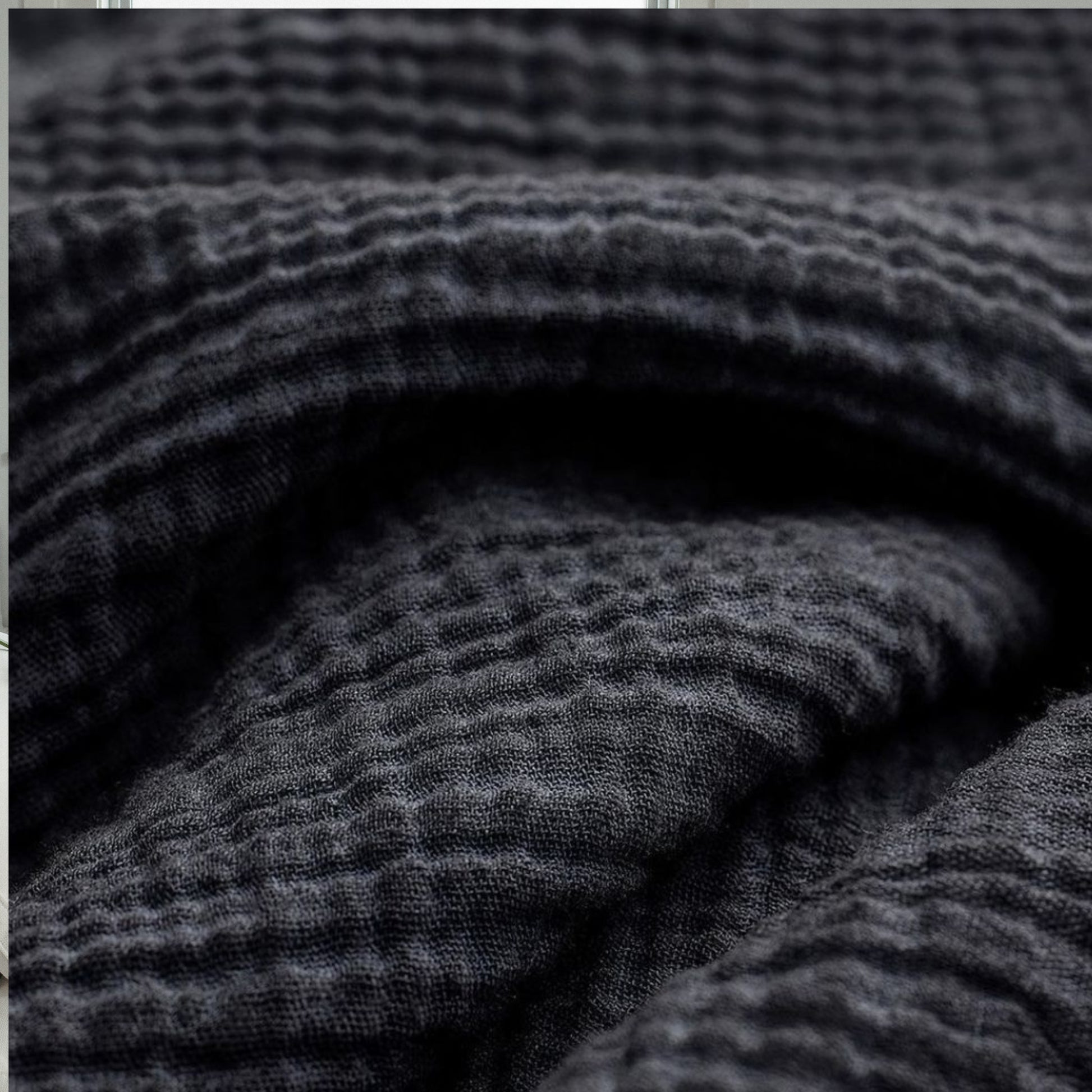 POKOLOKO Crinkle Short Jacket #color_crinkle-black