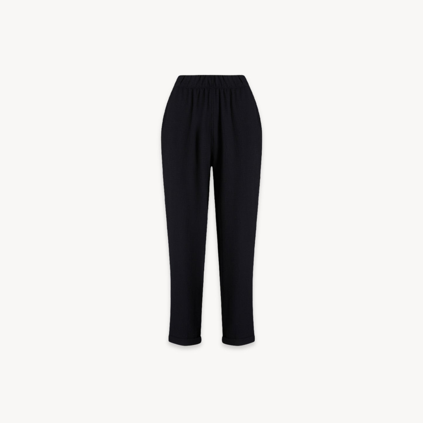 Flat Black Slouchy Pants