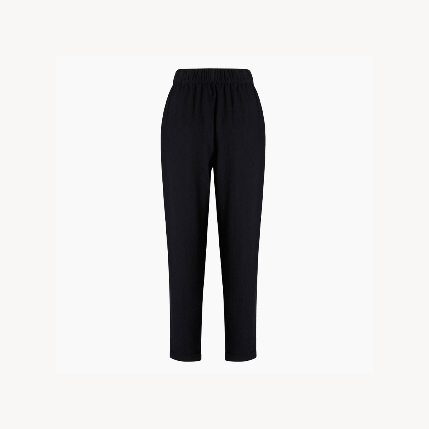 Flat Black Slouchy Pants