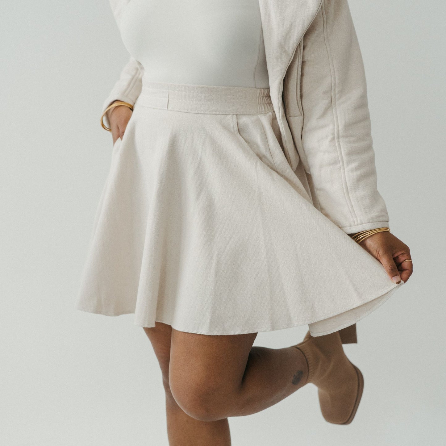 Herringbone Skirt
