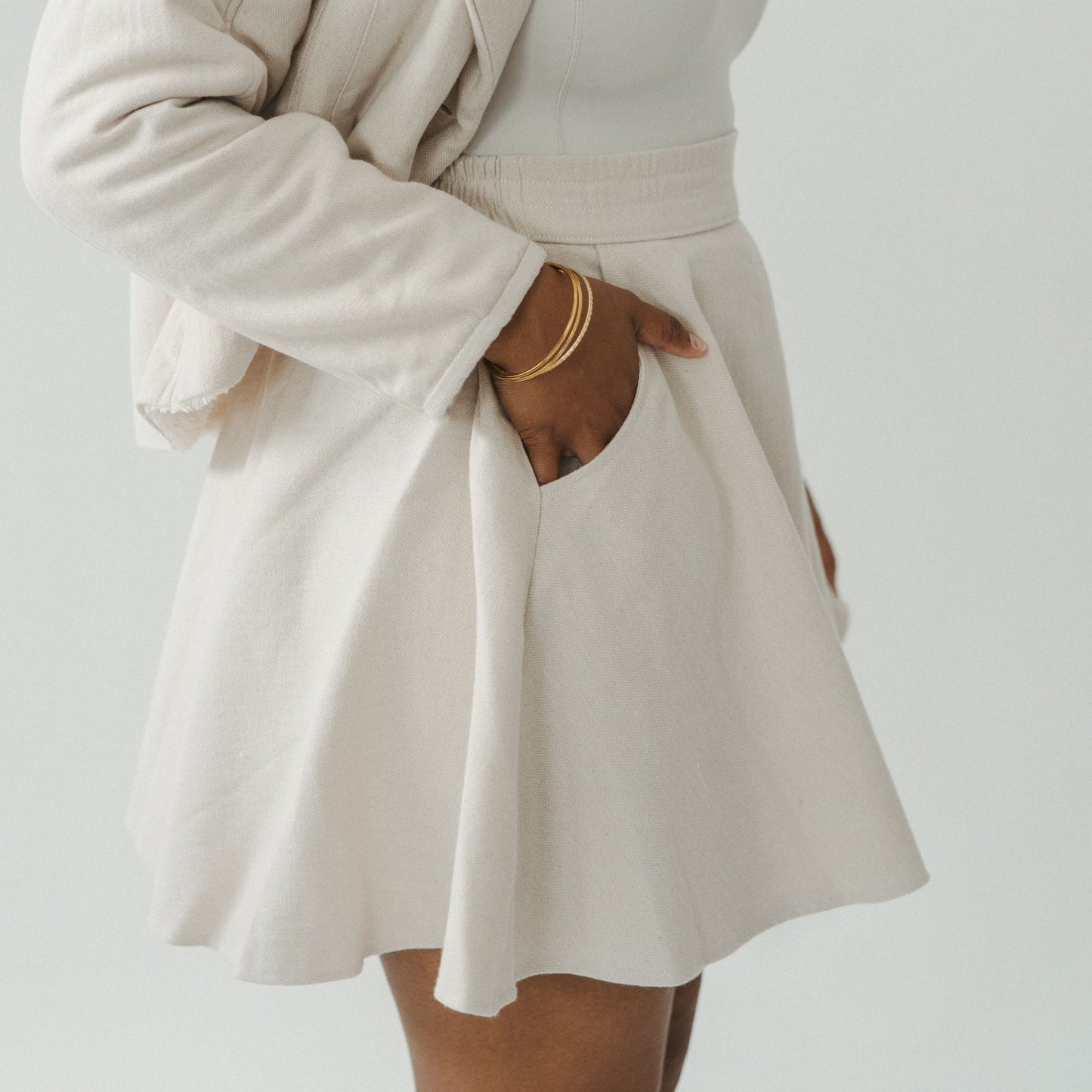Herringbone Skirt
