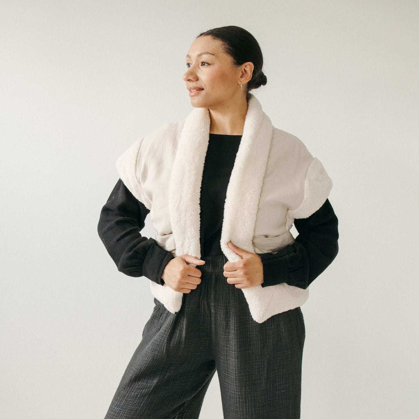 Herringbone Sherpa Vest