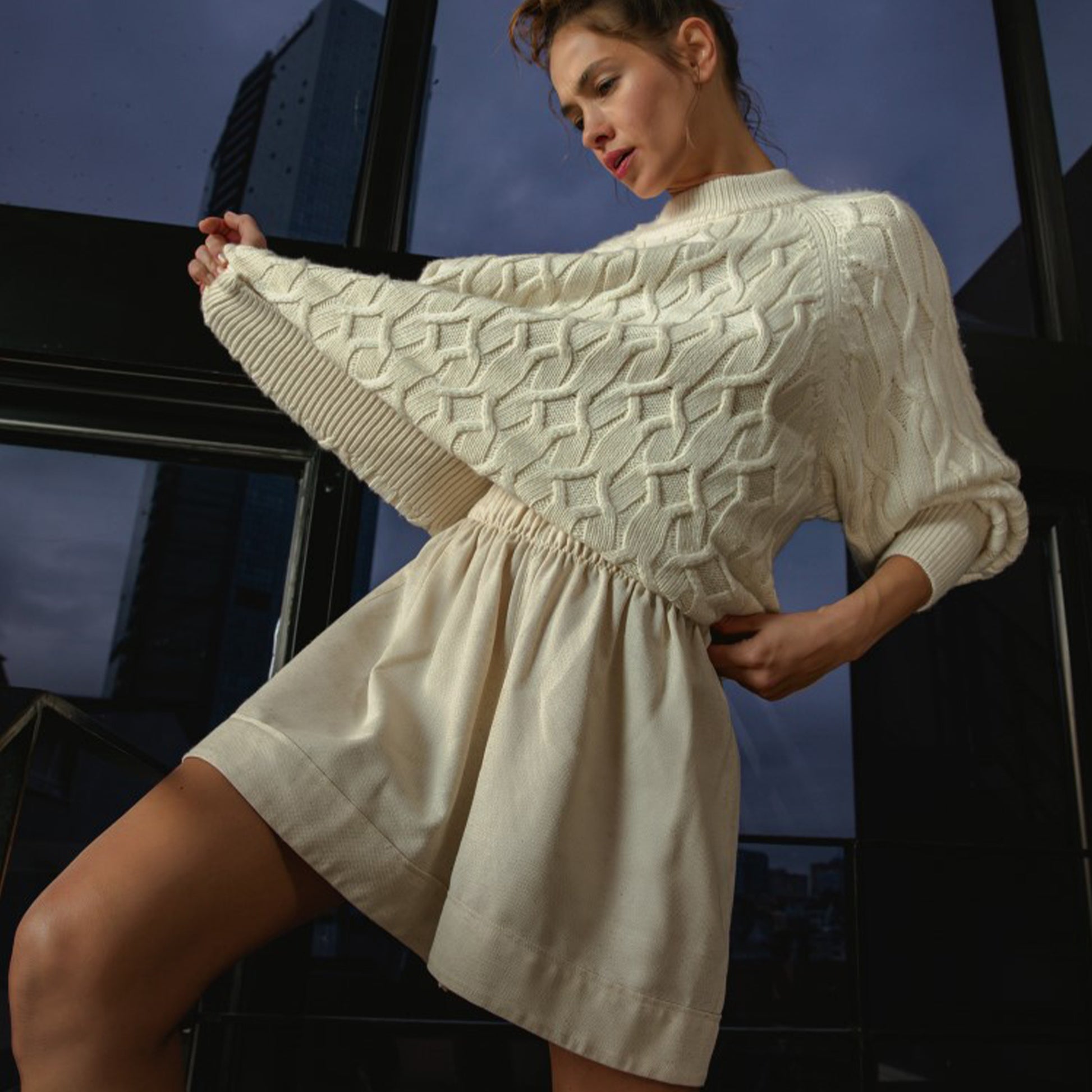 Linen-Cotton Shorts #color_natural