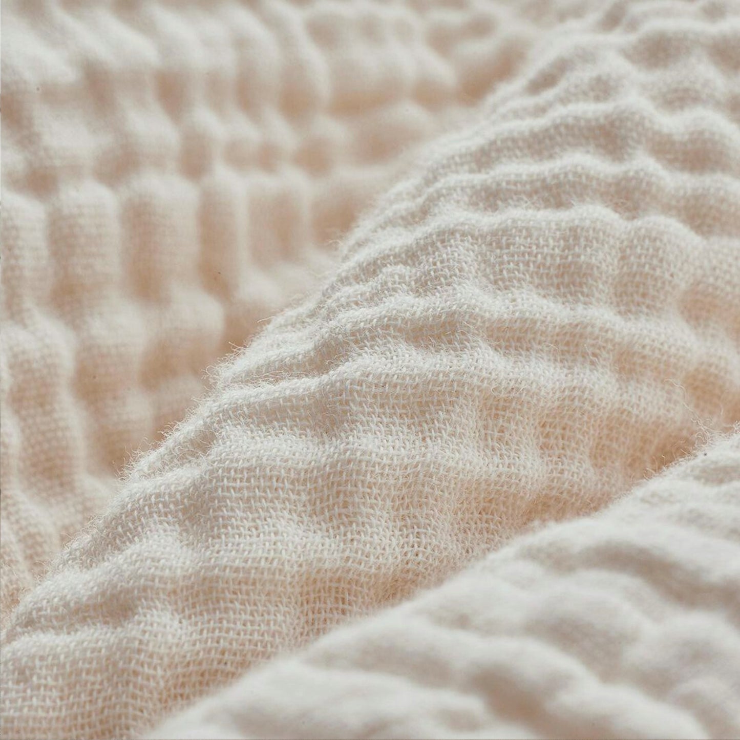 POKOLOKO Crinkle Drawstring Palazzo Pants Plus #color_crinkle-cream
