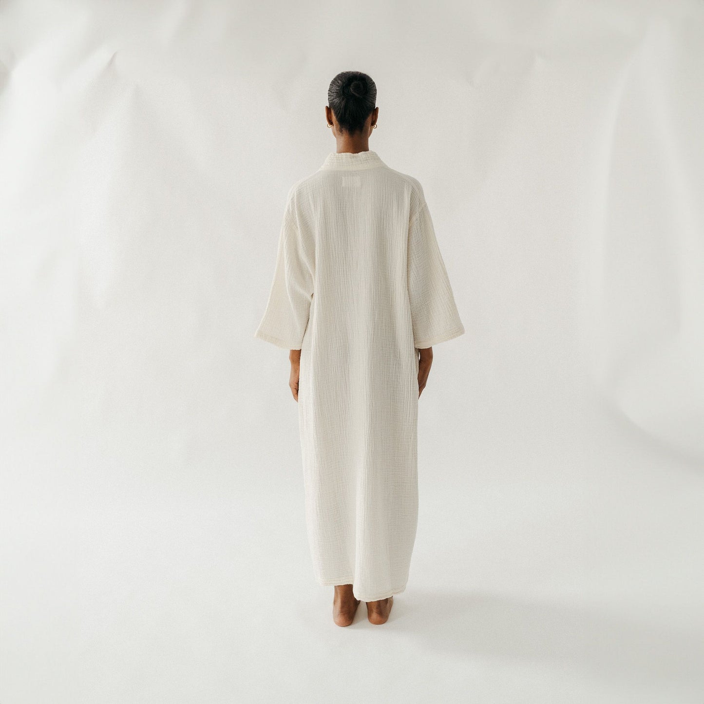POKOLOKO Crinkle Shirt Dress #color_crinkle-cream