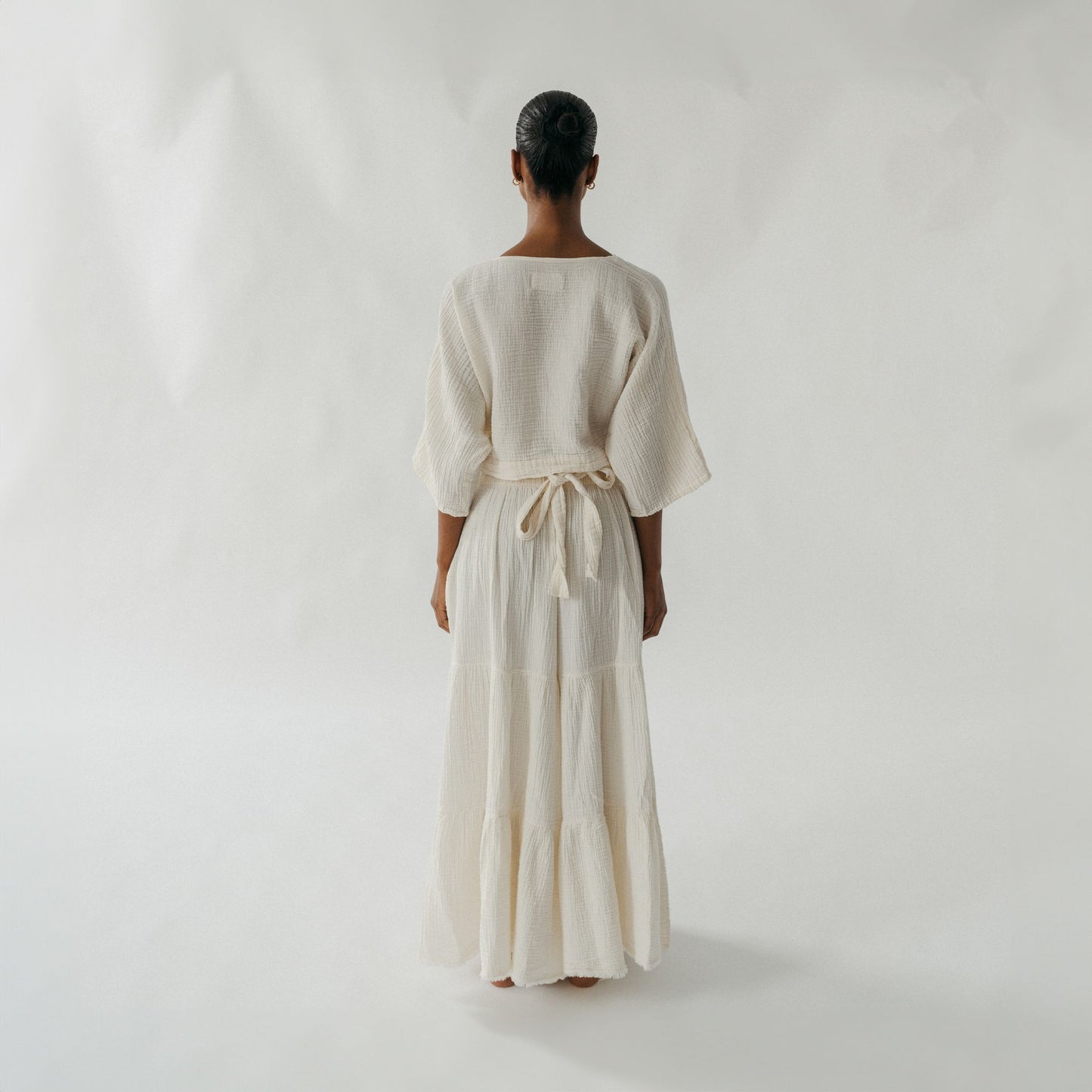 POKOLOKO Crinkle Skirt Pants #color_crinkle-cream