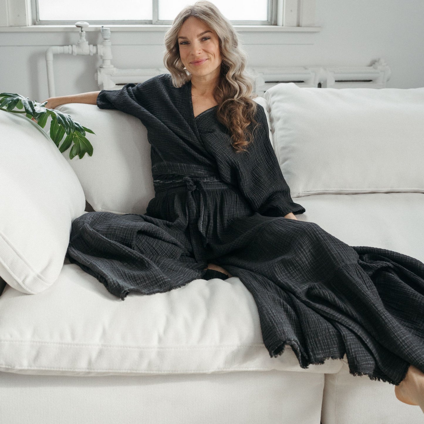 POKOLOKO Crinkle Skirt Pants #color_crinkle-black