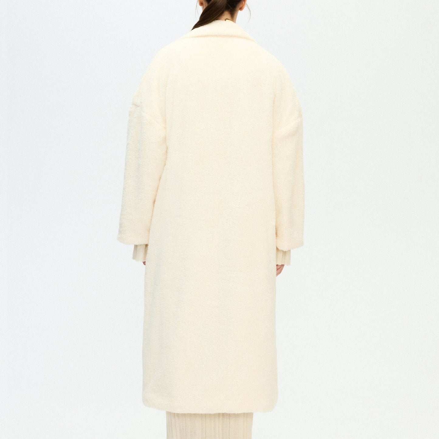 Recycled Sherpa Long Jacket