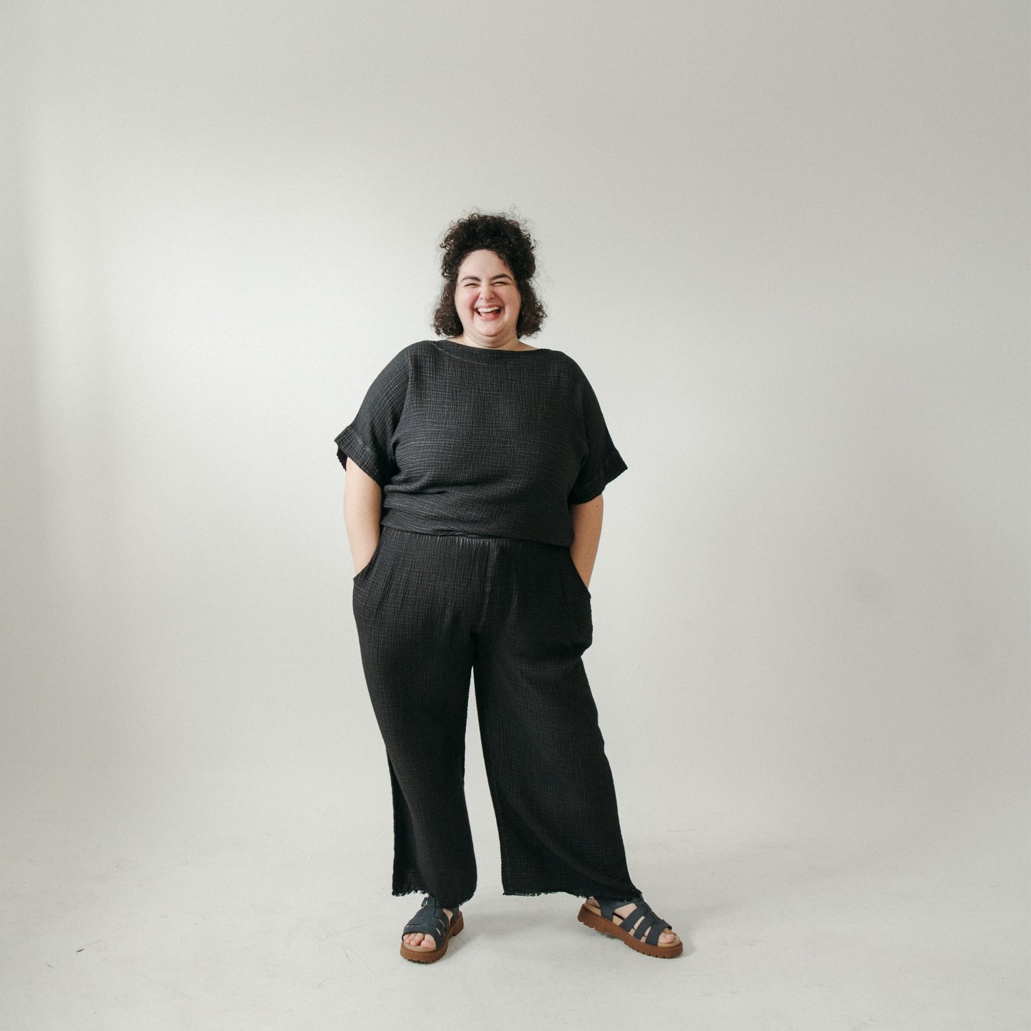 POKOLOKO Crinkle Boat Top Plus #color_crinkle-black