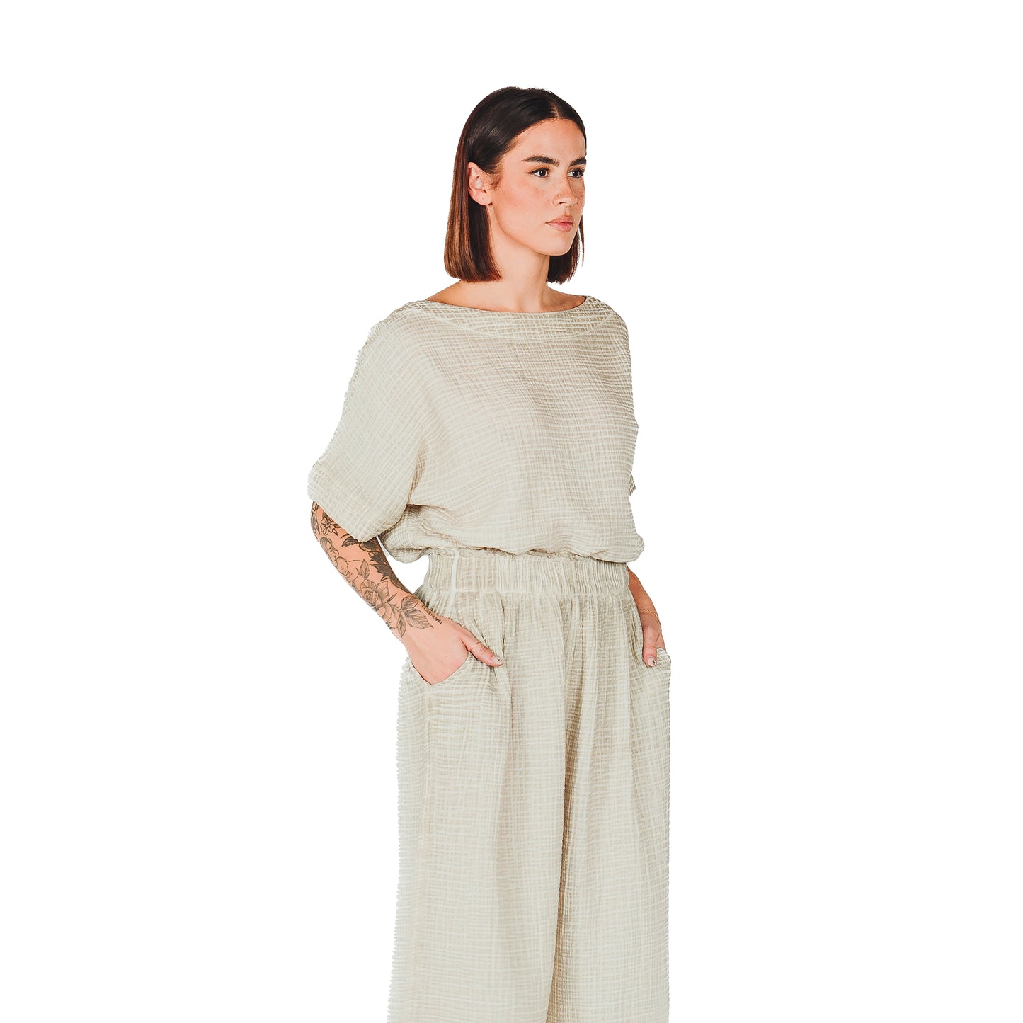POKOLOKO Crinkle Boat Top #color_crinkle-grey
